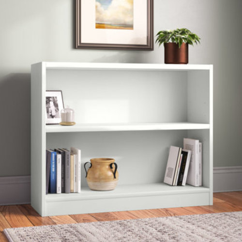 Paulica Small 2 Shelf Bookcase, Storage and Display Bookshelf for Home Office and Living Room | Wayfair