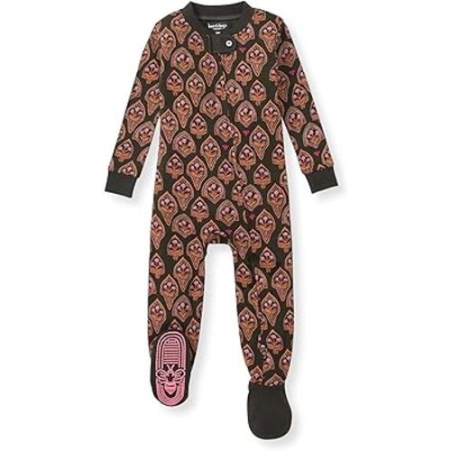 Burt's Bees Baby Girls' Snug Fit One-Piece Footed Non-Slip Sleeper Pajamas