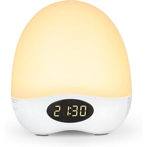 Egg Night Light for Nursery, Portable Rechargeable Baby Nightlight with Touch Control & RGB Color Changing, Dimmable Breastfeeding Lamp with Timer, Cute Wireless Night Light, Newborn Essentials
