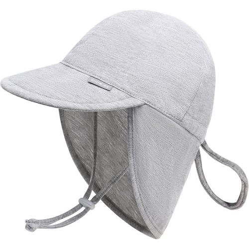 Duoyeree UPF 50+ Baby Sun Hat with Ear and Neck Protection - Toddler Beach Hat for Boys & Girls - Ideal for Summer Fun