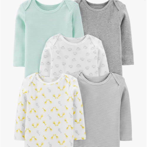 Simple Joys by Carter's Unisex Babies' Long-Sleeve Bodysuit