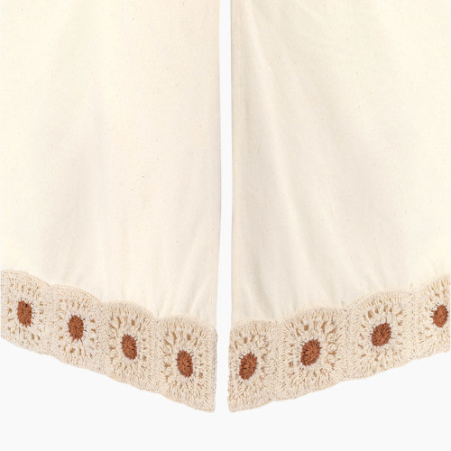 Crane Baby Crochet Crib Skirt