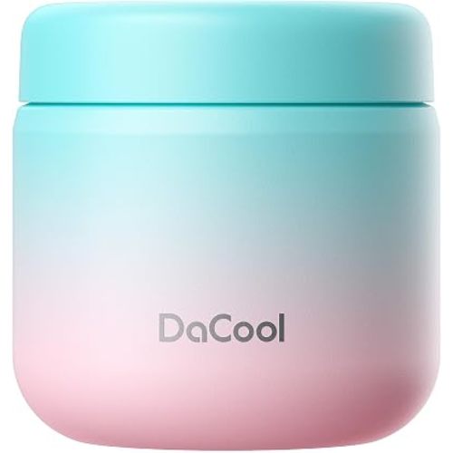 DaCool Kids Thermo for Hot Food Vacuum Stainless Steel Insulated Food Jar 13.5 OZ Kids Lunch Food Thermo Insulated Lunch Container Bento for School Office Picnic Travel Outdoors,Leakproof,BPA Free