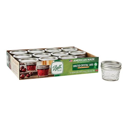 Ball Jars Quilted Jelly - 12 Count