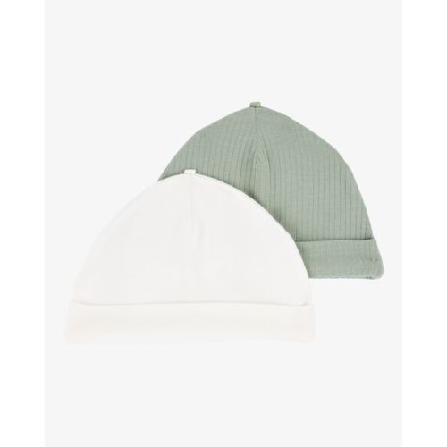 Baby 2-Pack PurelySoft Caps - Green/White - Carter's | Carter's