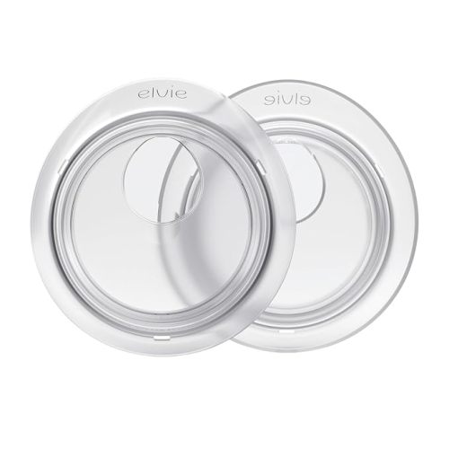 Elvie Catch - Milk Collection Shells - Discreet, Leak-Protection, Reusable Silicone Cups - Collect Up to 1oz - Breastfeeding Essentials - Set of Two