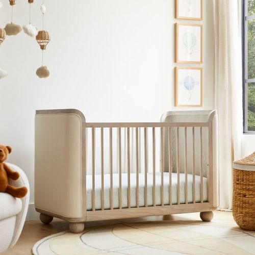 Joseph Altuzarra Sphere Foot Upholstered Convertible Crib