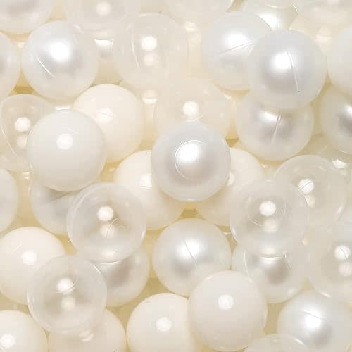 Realhaha Ball Pit Balls 50 100 200 500 Play Balls Plastic Balls for Baby Girls Toddlers Kids Play Tent Pool Playhouse Playpen Party Decoration