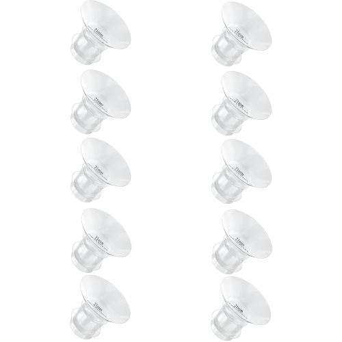 Flange Inserts 21mm for Medela,Spectra 24mm Shields/Flanges,Compatible with Momcozy S12 Pro/S9 Pro/S9/S12 Wearable Breast Pump,Reduce 24mm Nipple Tunnel Down to 21mm,10PCS