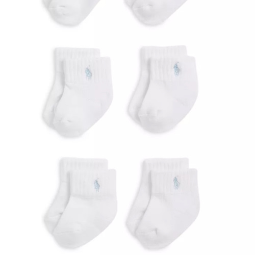 Boys' Classic Gripper Socks, Pack of 6 - Baby