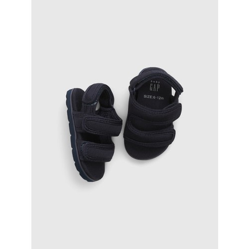 Baby Double Strap Sandals in dark night blue
