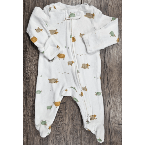 Baby Boy Clothes Carter's Preemie Sheep Footed Outfit