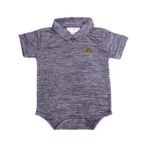 Infant Onesie Polo Purple Heather Dri Fit Jolly Roger - University Book Exchange