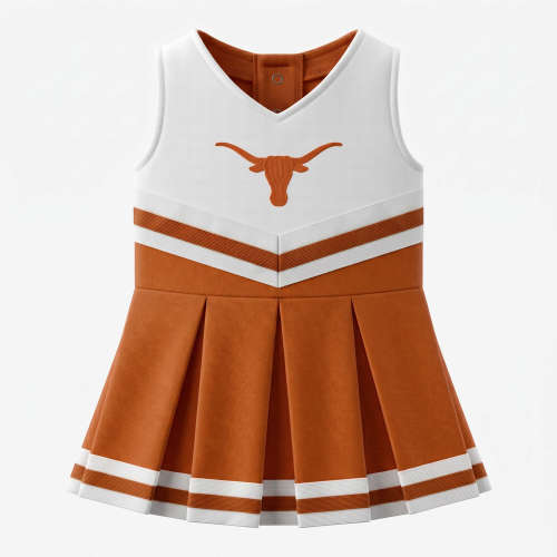 Texas Longhorns Cheerleader Bodysuit Dress | College Baby