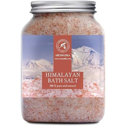 Himalayan Salt Pink Crystal Salt 46 Oz - 100% Pure & Natural - Himalayan Salt for Good Sleep - Stress Relief - Detox Cleanse