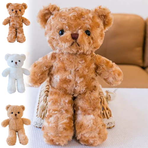 Boovnll Teddy Bear, 11" Cute Soft Plush Bear Cuddly Plushies Stuffed Bear for Kids Girls Boys Educational Learning, Bedtime Gifts, Stuffed Animals