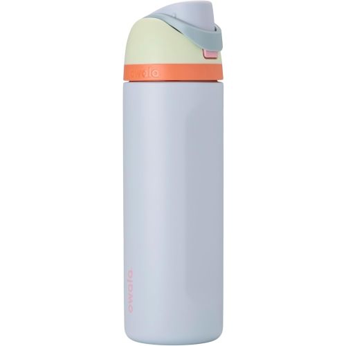 Owala FreeSip Insulated Stainless Steel Water Bottle with Straw for Sports, Travel, and School BPA-Free Sports Water Bottle, 24 oz, Beach House