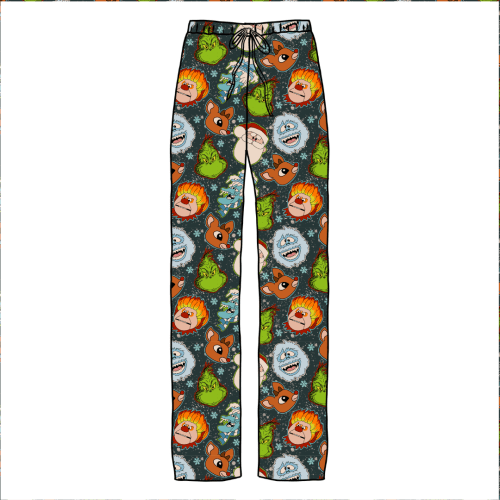 Classic Christmas Mischief Cosmic Adult Relaxed Pants- Bamboo - Pre Or – Made of Dreams