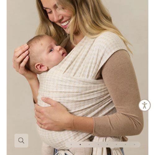 Cream houndstooth Wrap
