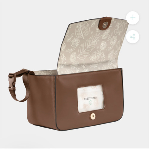 Peek-A-Boo Vegan Leather Stroller Caddy 2.0 in Toffee – TWELVElittle