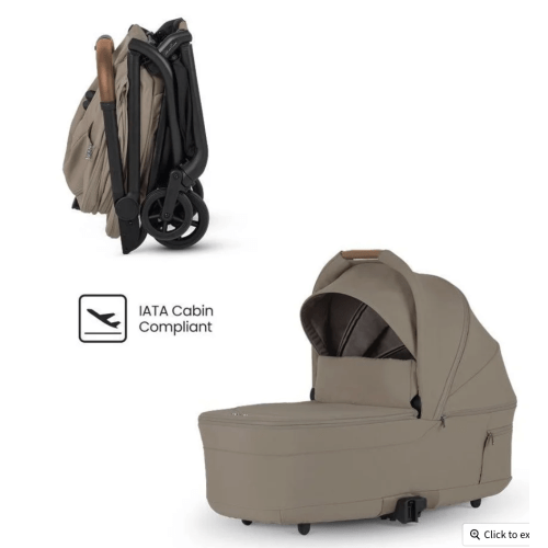 Silver Cross Nia Compact Bassinet - Champagne