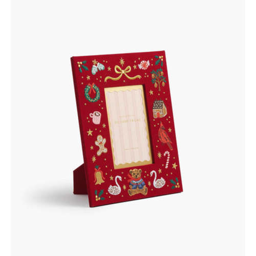 Embroidered Picture Frame - Beary Christmas