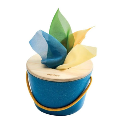 Tissue Bucket Baby Toy