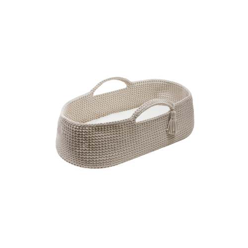 European Rope Knit Moses Basket