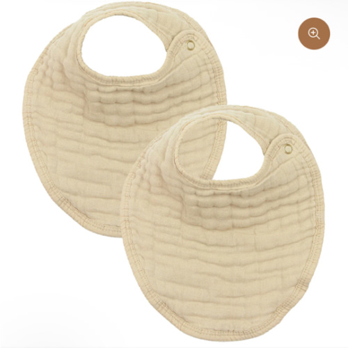 Cloud Muslin™ Bib 2 Pack - Tan