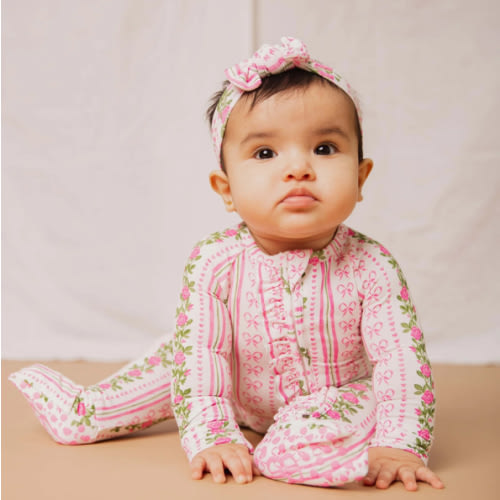 Bowquet of Roses Convertible Ruffle Romper