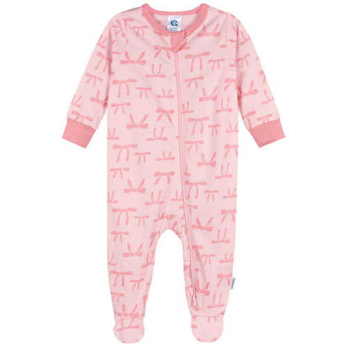 Baby Girls Pink Bows Sleep 'N Play