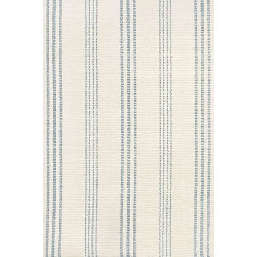 Dash and Albert Swedish Stripe Cotton Area Rug - 4' x 6' Blue - Striped Handwoven Accent Rug - Durable, Lightweight, High Traffic Areas - Hallways, Bedrooms, Stairs