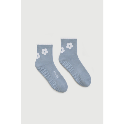 Flora Ankle Grip Socks