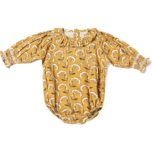 Juniper Queen Annes Lace Print Romper