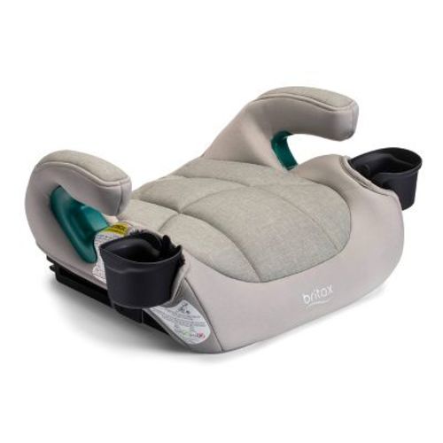 Britax UpNGo Click Backless Booster Car Seat with Rigid Latch - Gray