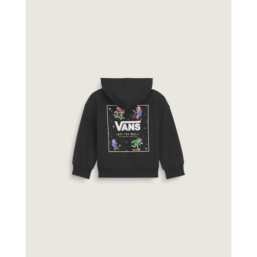 Little Kids Glow Bones Pullover Hoodie in Glow-in-the-Dark / Black | Vans