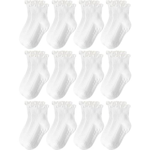 Baby Toddler Socks Grip Non Slip Boys Girls Kids Cotton 6-12Months Socks