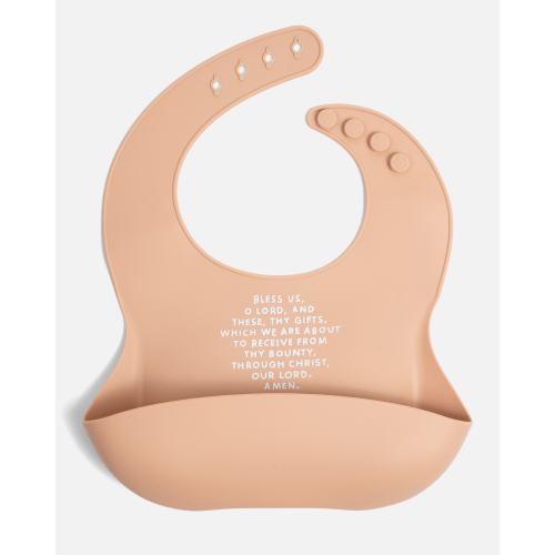 Meal Blessing Silicone Bib