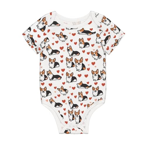 AuHomea Newborn Baby Romper Clothing Cute Infant Short Sleeve Baby Climbing Clothes Outfit For Boys Girls