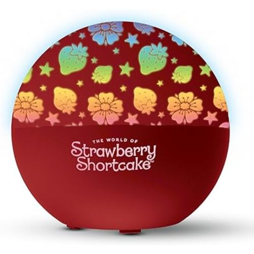 Strawberry Shortcake Large Round Projection Light, Ceiling Light Projector for Kids, Cool Lights for Bedroom, Futuristic Decor Nightlight Projector, Room Projector Lamp, Kids Room Night Light