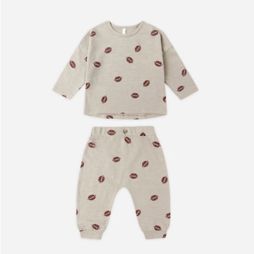 Tee + Pant Set || Footballs – Rylee + Cru