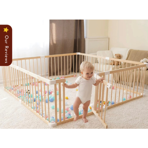 Natural Timber Baby Playpen