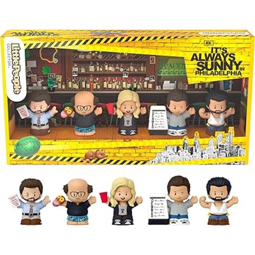 Little People Collector It’s Always Sunny in Philadelphia Special Edition Figure Set for Adults & Fans in Display Box
