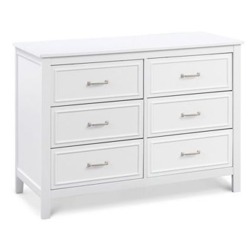 daVinci Charlie 6-Drawer Double Dresser - White
