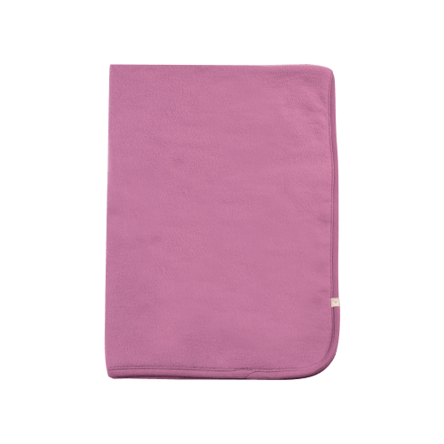 Baby merino wool fleece blanket in Deep rose - $64.19 - Dilling