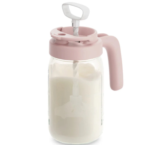 Glass Formula And Breastmilk Mixing Pitcher with Mixing Handle