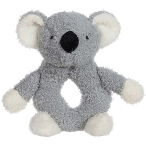 Apricot Lamb Baby Lovey koala Soft Ring Rattle Toy, Plush Stuffed Animal for Newborn Soft Over 0 Months (koala Ring rattle, 6 Inches)