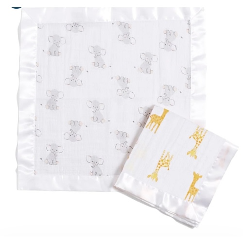Safari Babes Muslin Security Blanket 2pk | aden + anais