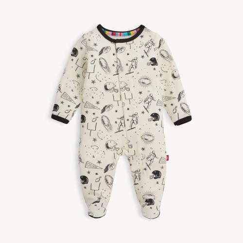 Magnetic Me Game Day Football Footie (Baby Boy) at Von Maur