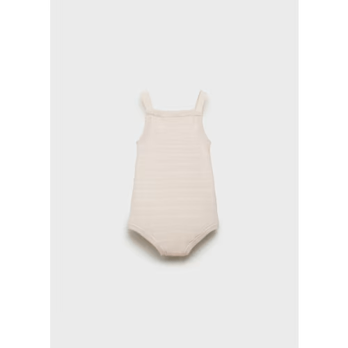 Striped knitted romper - Kids | MANGO USA